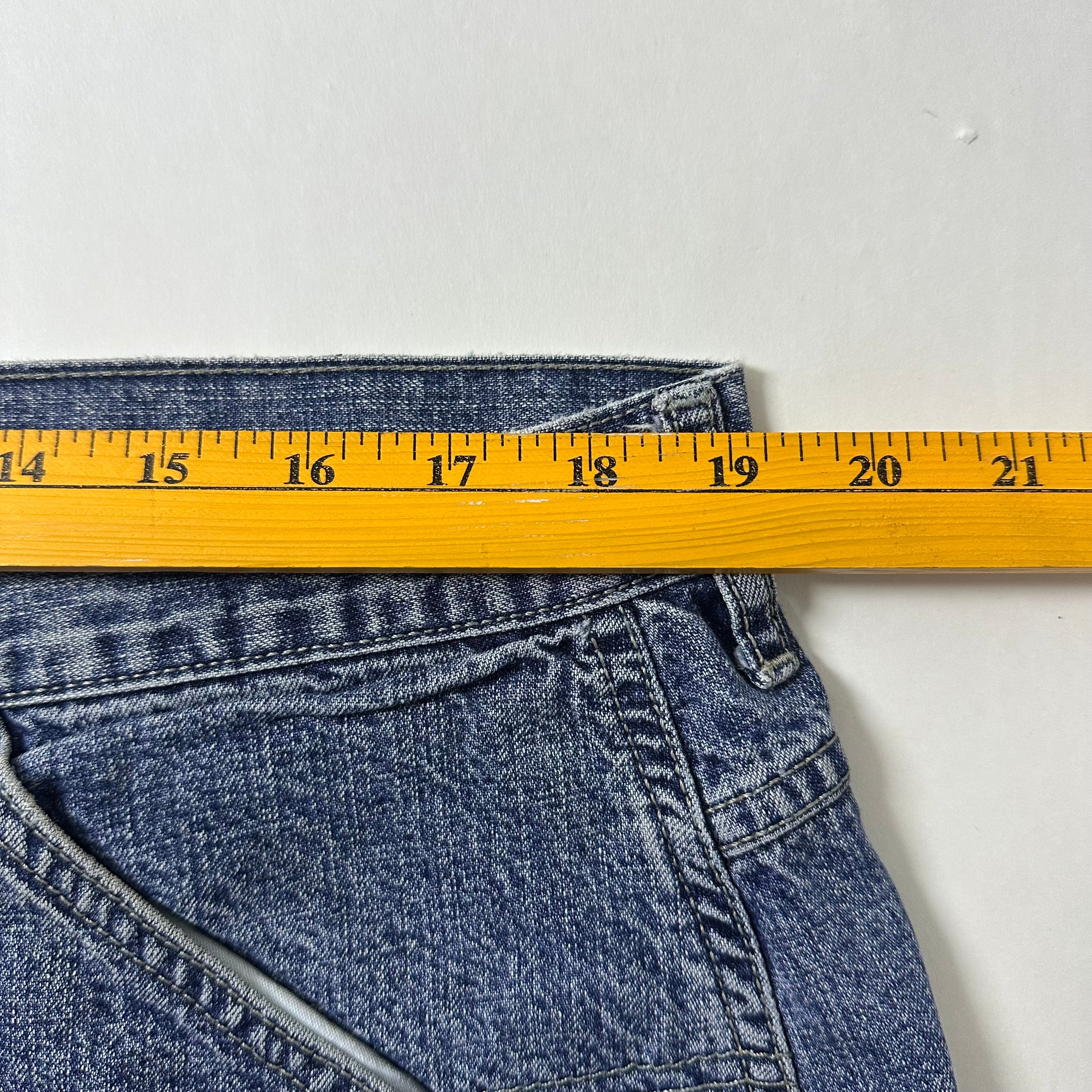 NAUTICA Y2K Baggy Carpenter Jorts in Wash Blue (Size 38)