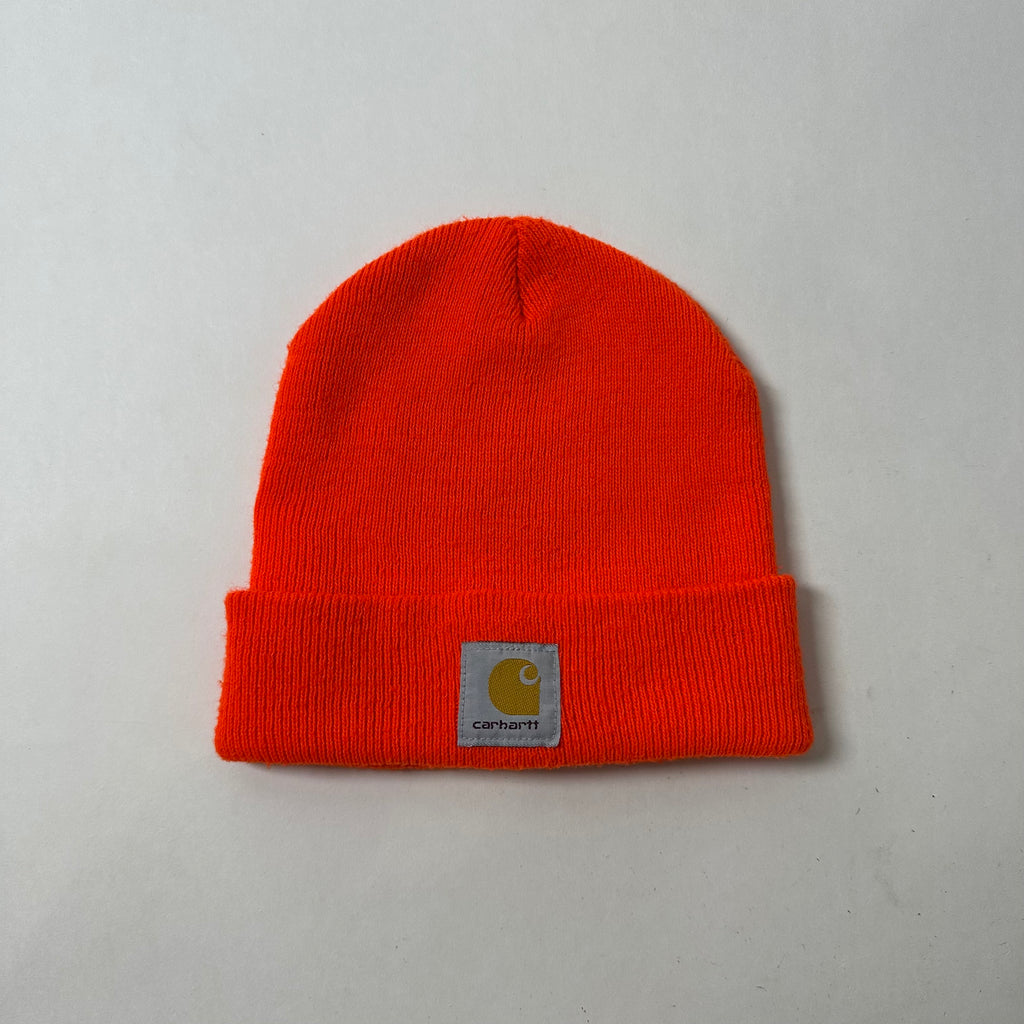 Carhartt Knit Cuffed Beanie in Bright Orange (One Size)
