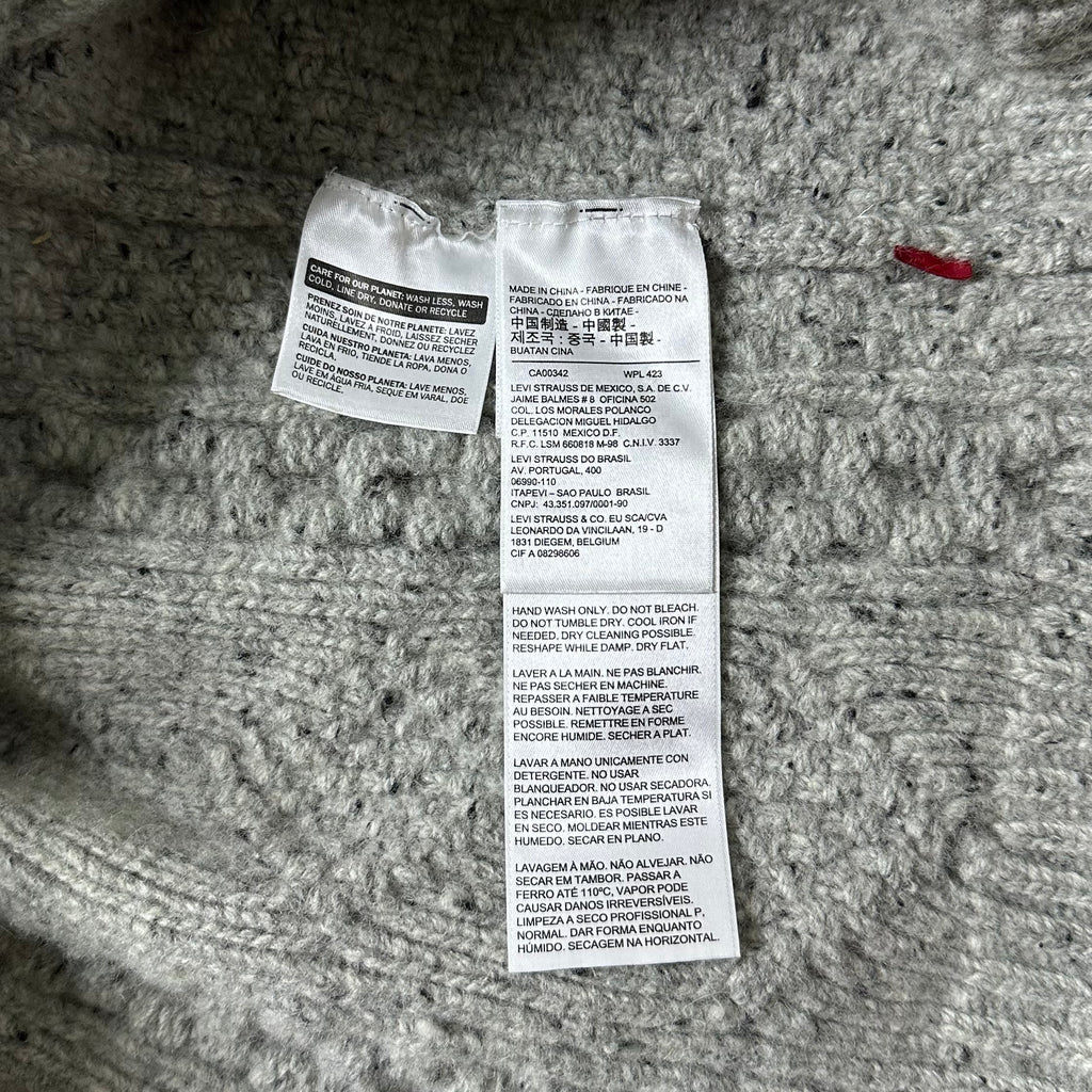 Levi’s Wool-blend Knitted Sweater in Gray (Size Large)