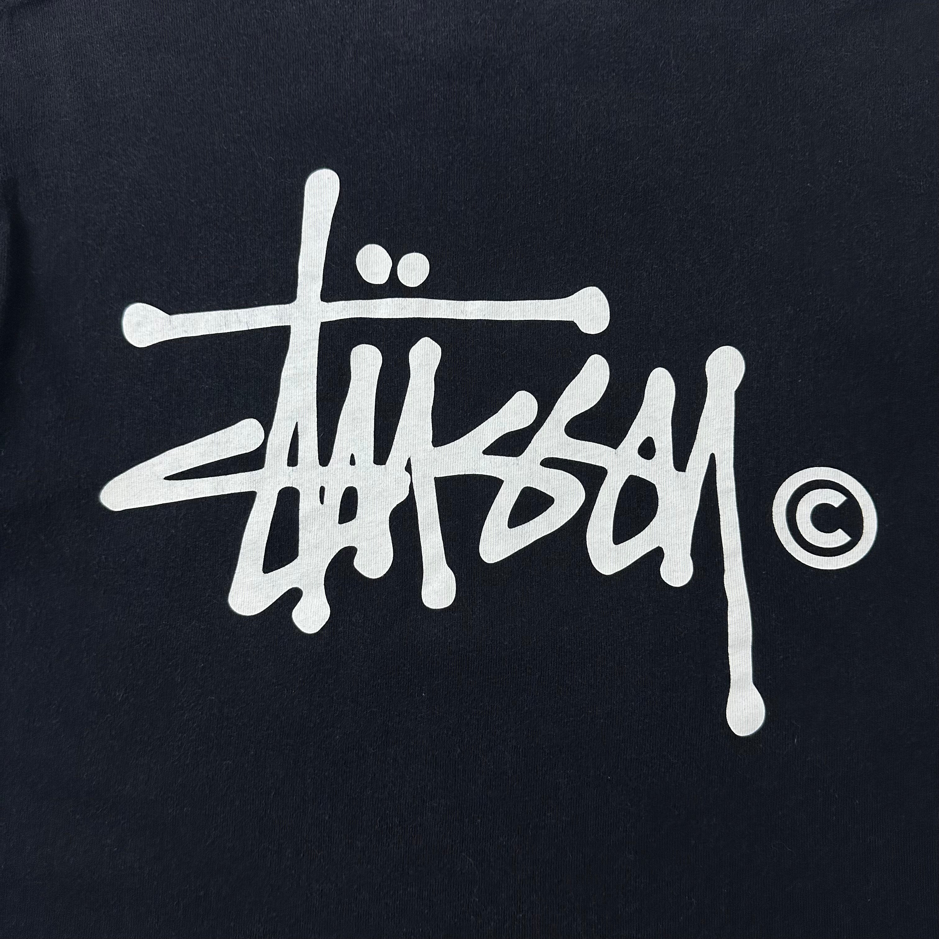 Stussy Basic Logo T-Shirt in Black (Size Medium)