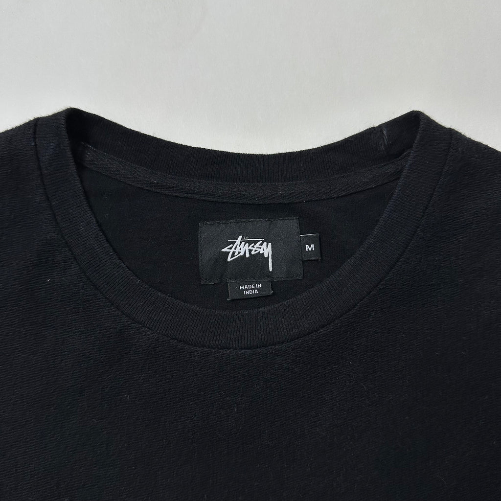 Stüssy Stock Logo Pocket T-Shirt in Black Medium