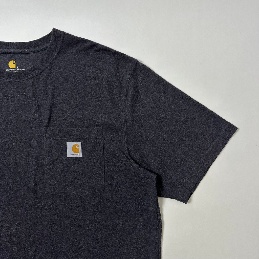 Carhartt K87 Original Fit Charcoal Gray T-shirt Size Large