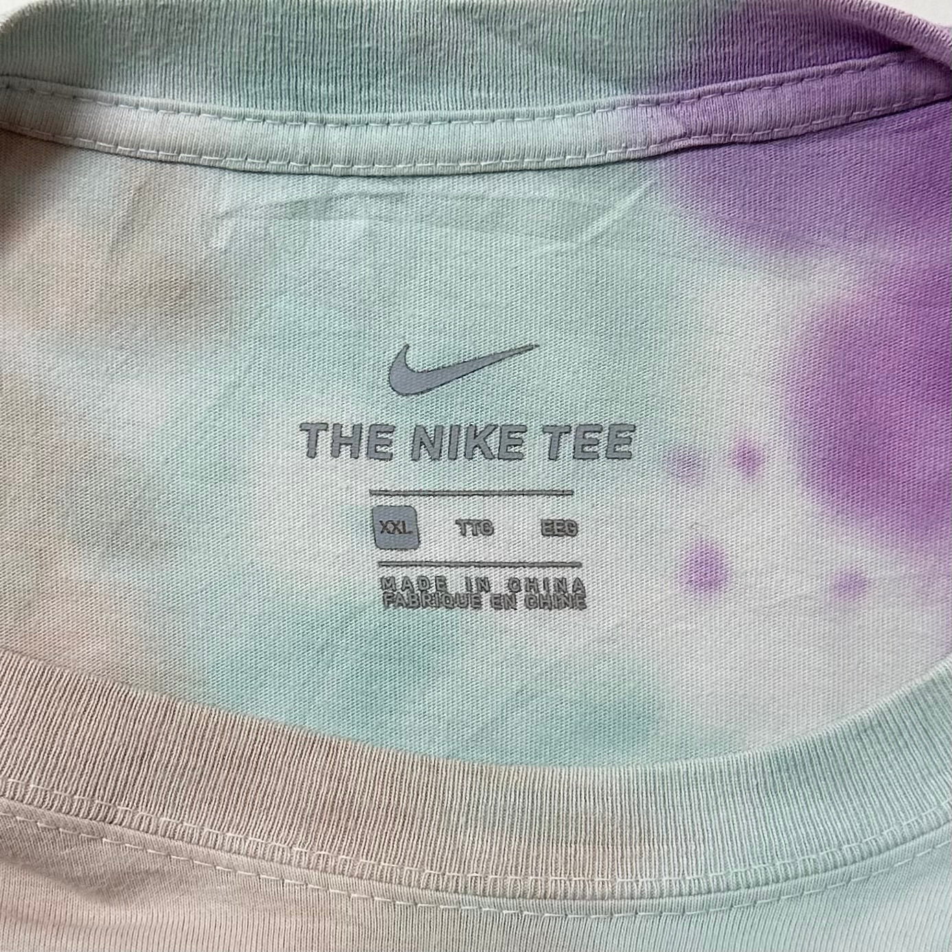 Nike NSW Wild Max 90 Tie-dye Center Swoosh T-shirt (Best Fit XL)