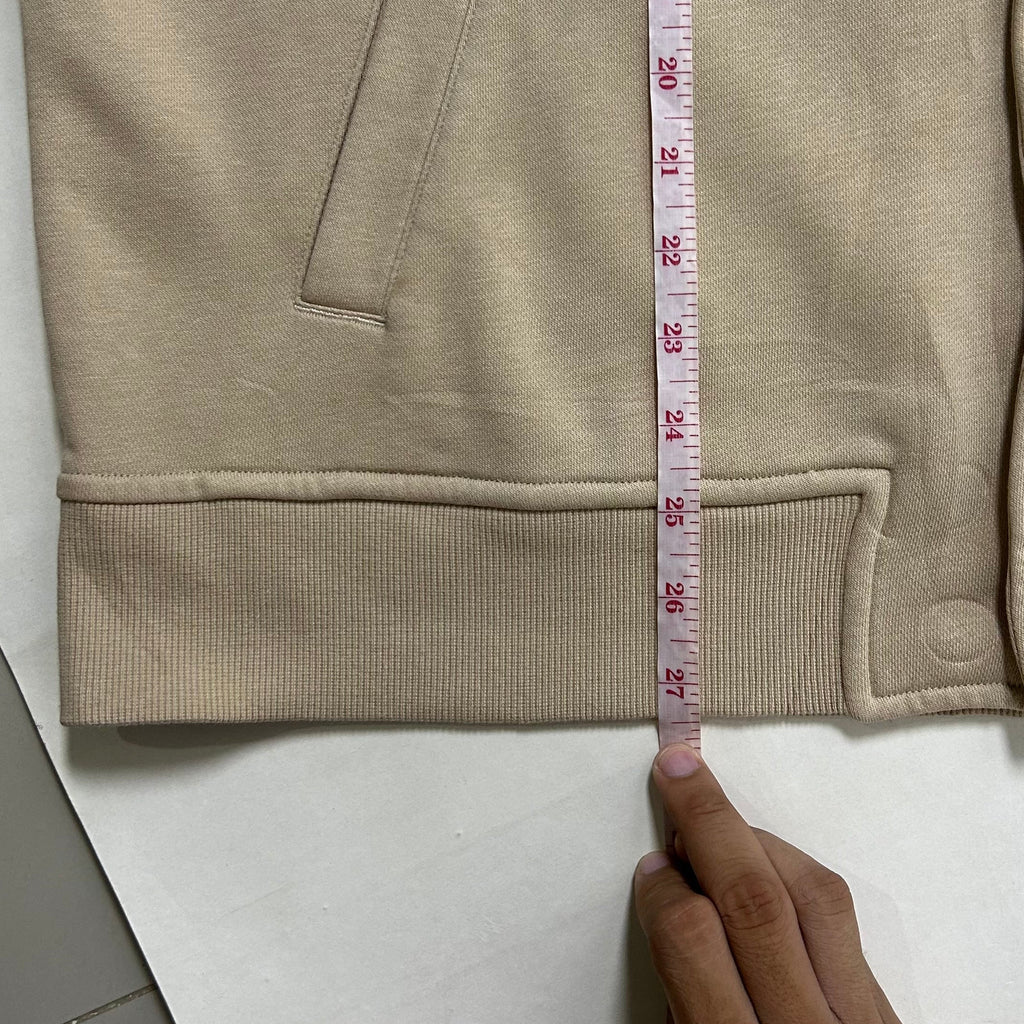 Most Wanted Hoodie Jacket Beige (Size Large) - SOLD