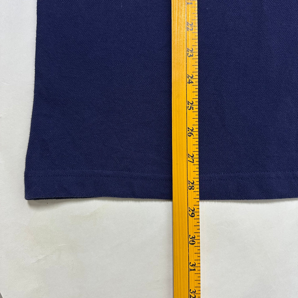 Lacoste Umbrella Crocodile Logo Polo Shirt in Navy (Size Medium)