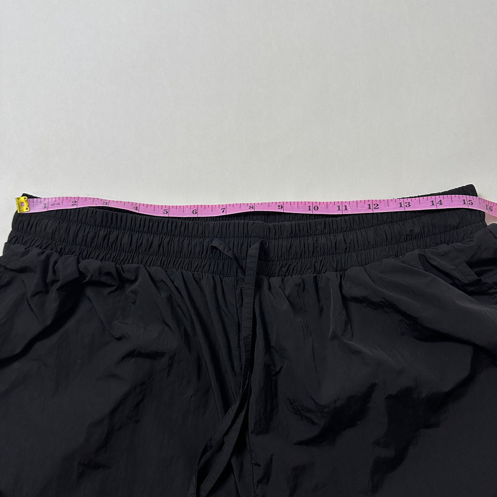 FASHION NOVA Parachute Cargo Baggy Pants in Black (Size 30-38)
