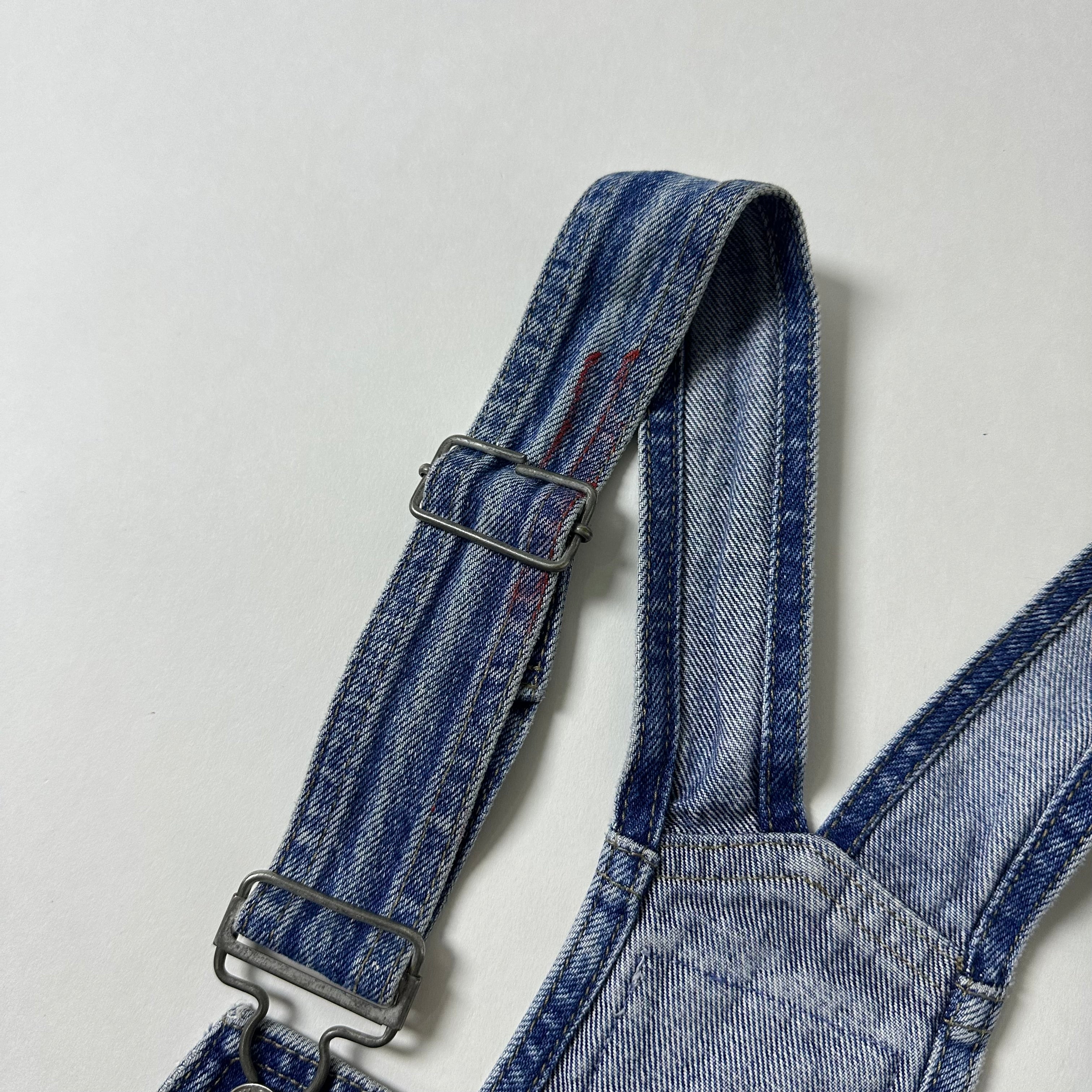 Vintage Levi’s Dungarees Bib Overalls Denim Wash (Size 32-33)