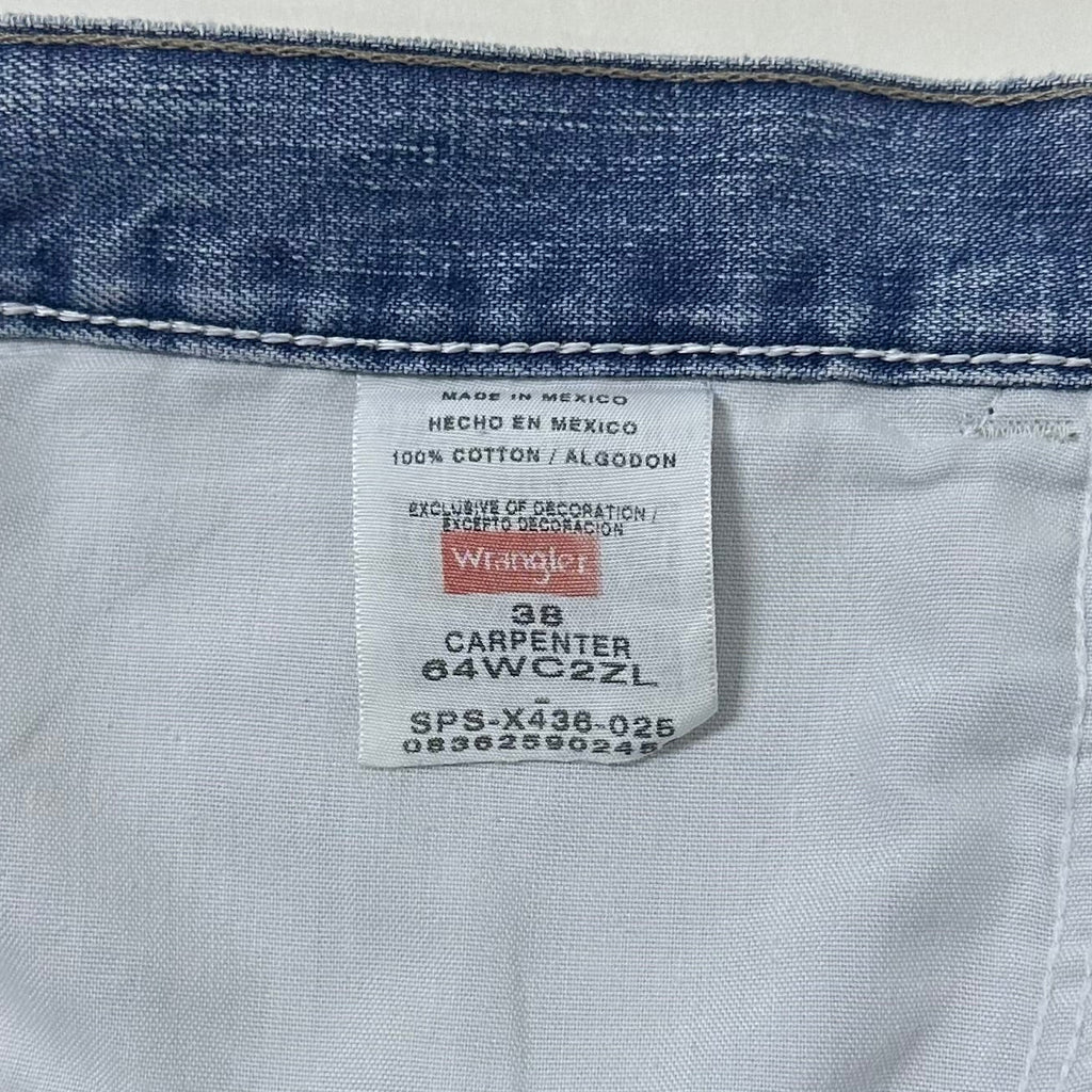 Wrangler Light Washed Carpenter Jorts (Size 38) - SOLD
