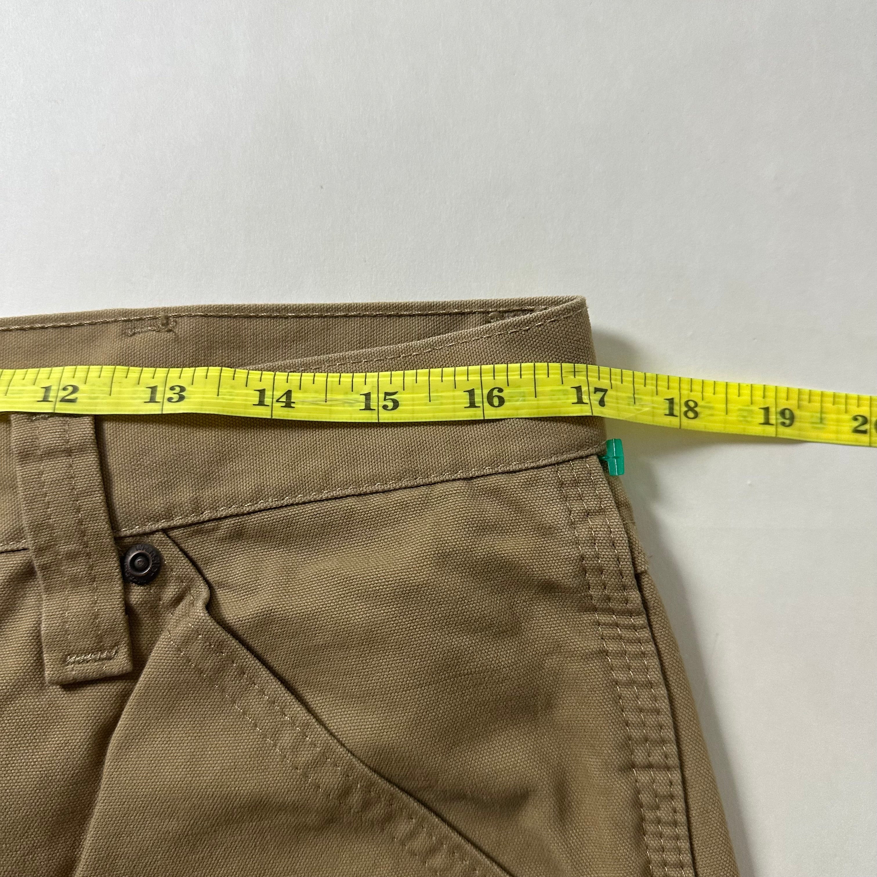 Wrangler Relaxed Fit Carpenter Pants in Solid Brown (Size 34)