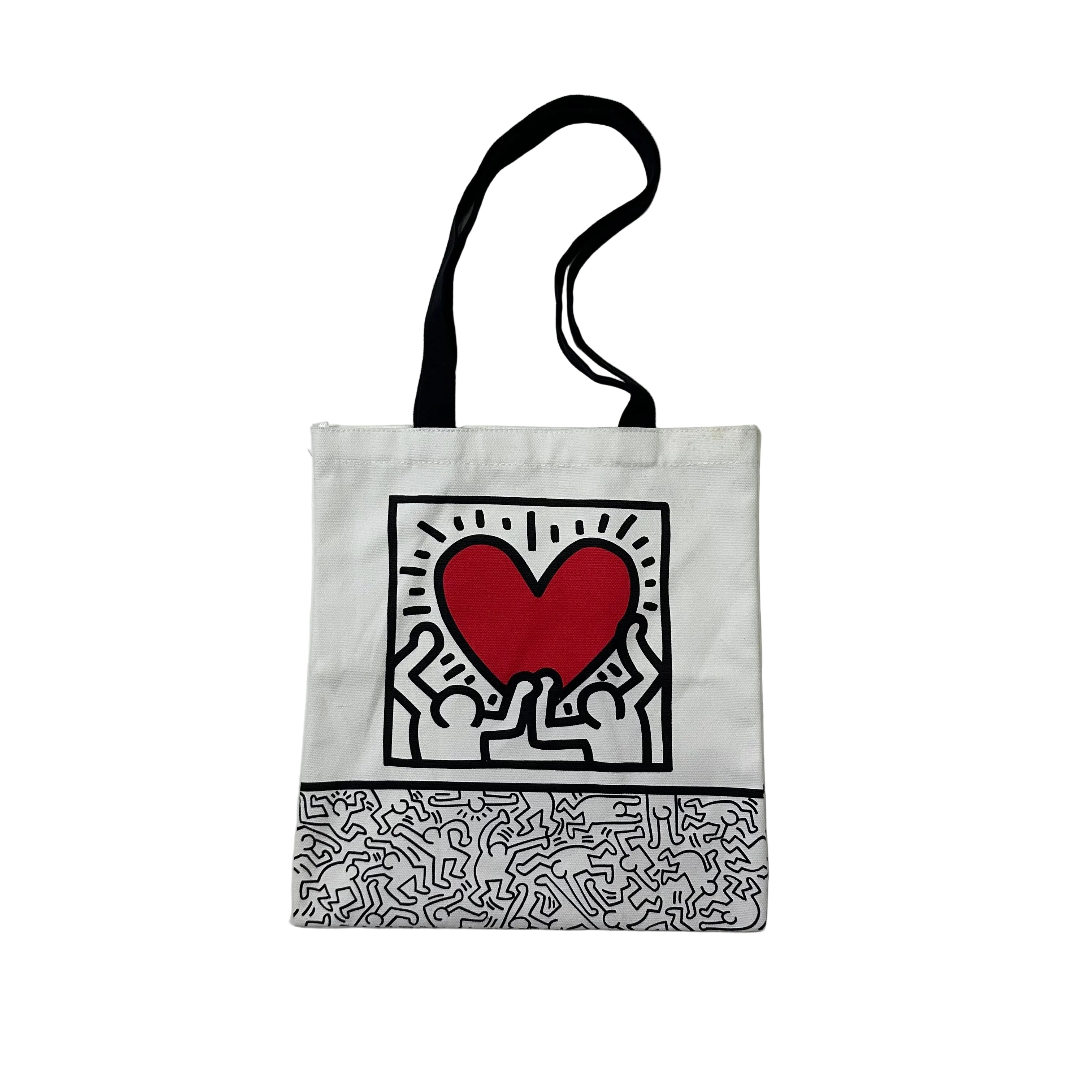 Keith Haring x Olay Tote Bag in White