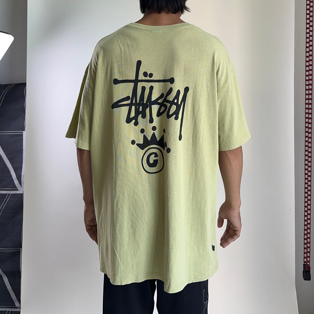 Stussy Regal Crown T-shirt Pale Green XL