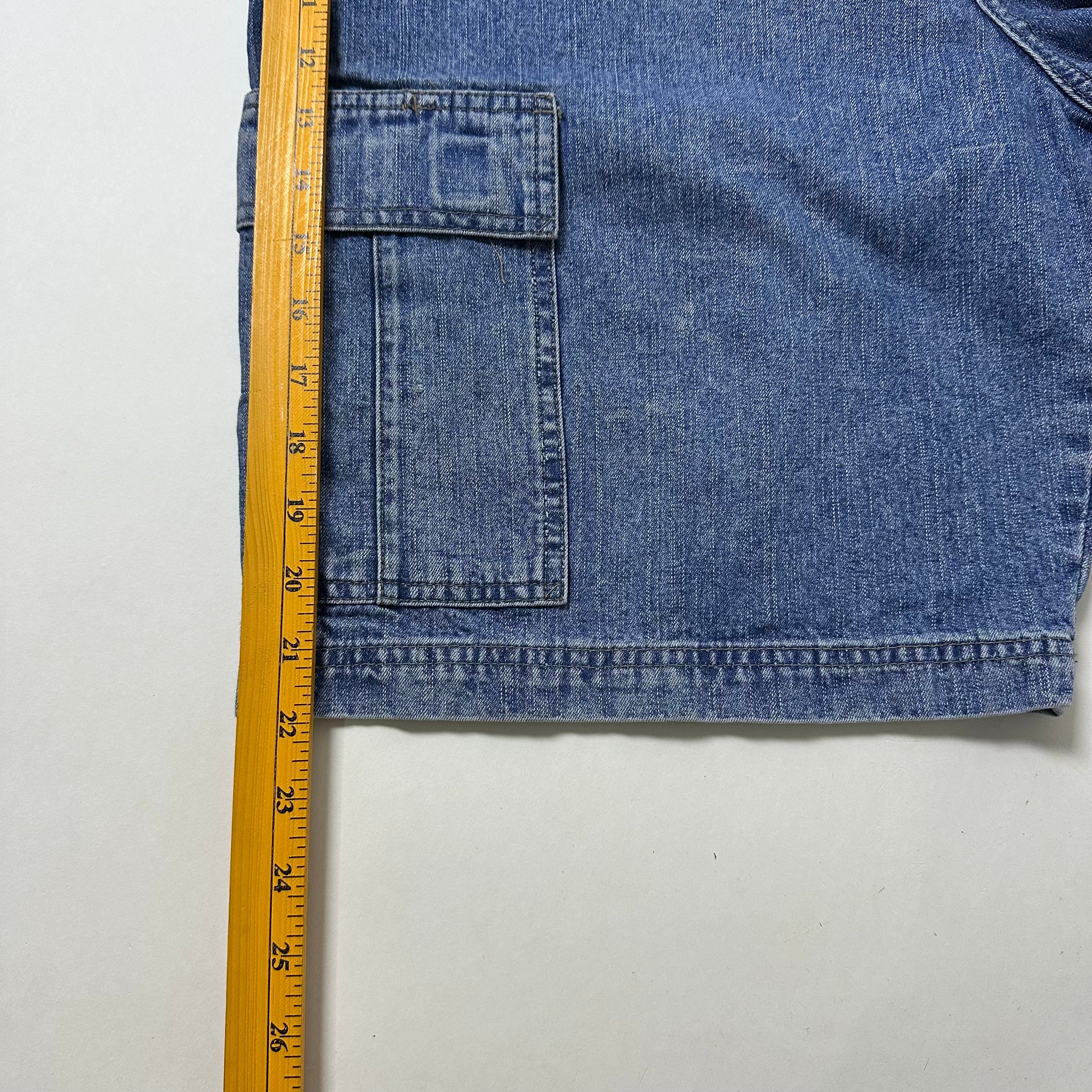 Wrangler Cargo Denim Jorts (Size 34) — SOLD