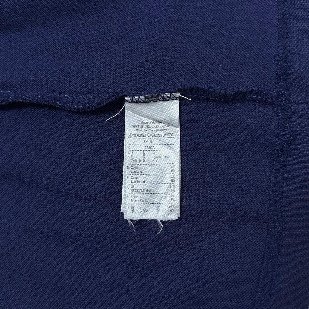 Lacoste Umbrella Crocodile Logo Polo Shirt in Navy (Size Medium)