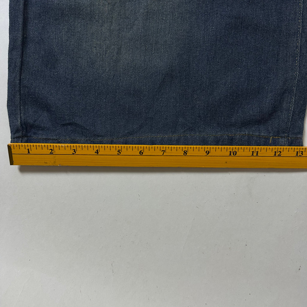 Random Baggy Long Jorts Washed Blue (Size 36)