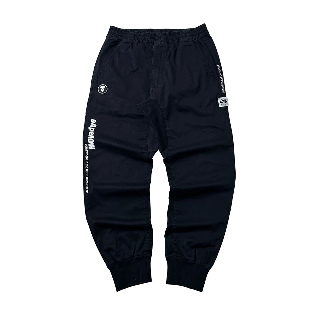 AAPE by A Bathing Ape Jogger Pants in Black (Size Medium 28-34)