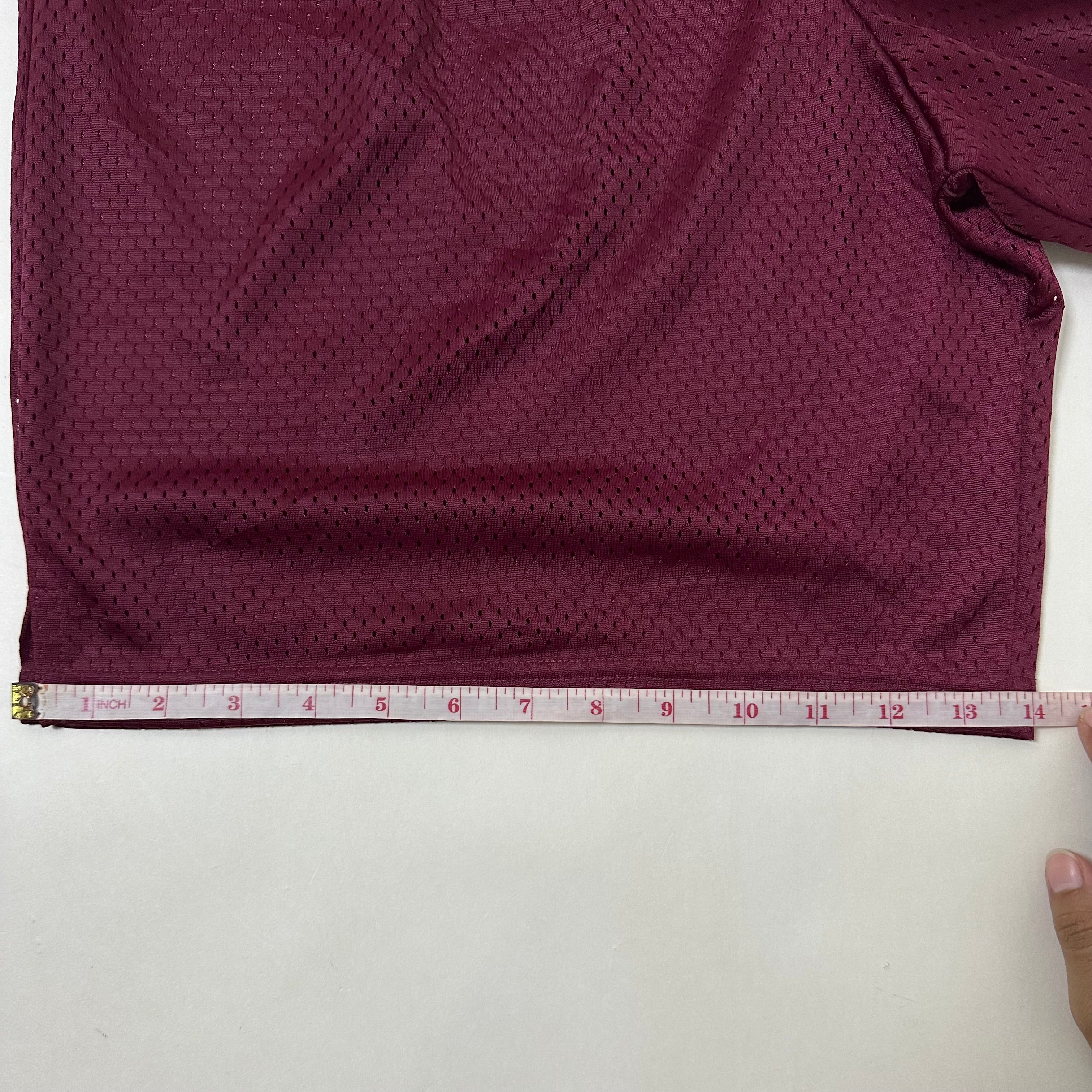 Champion Men’s Long Mesh Shorts in Maroon Size Large (32-38)
