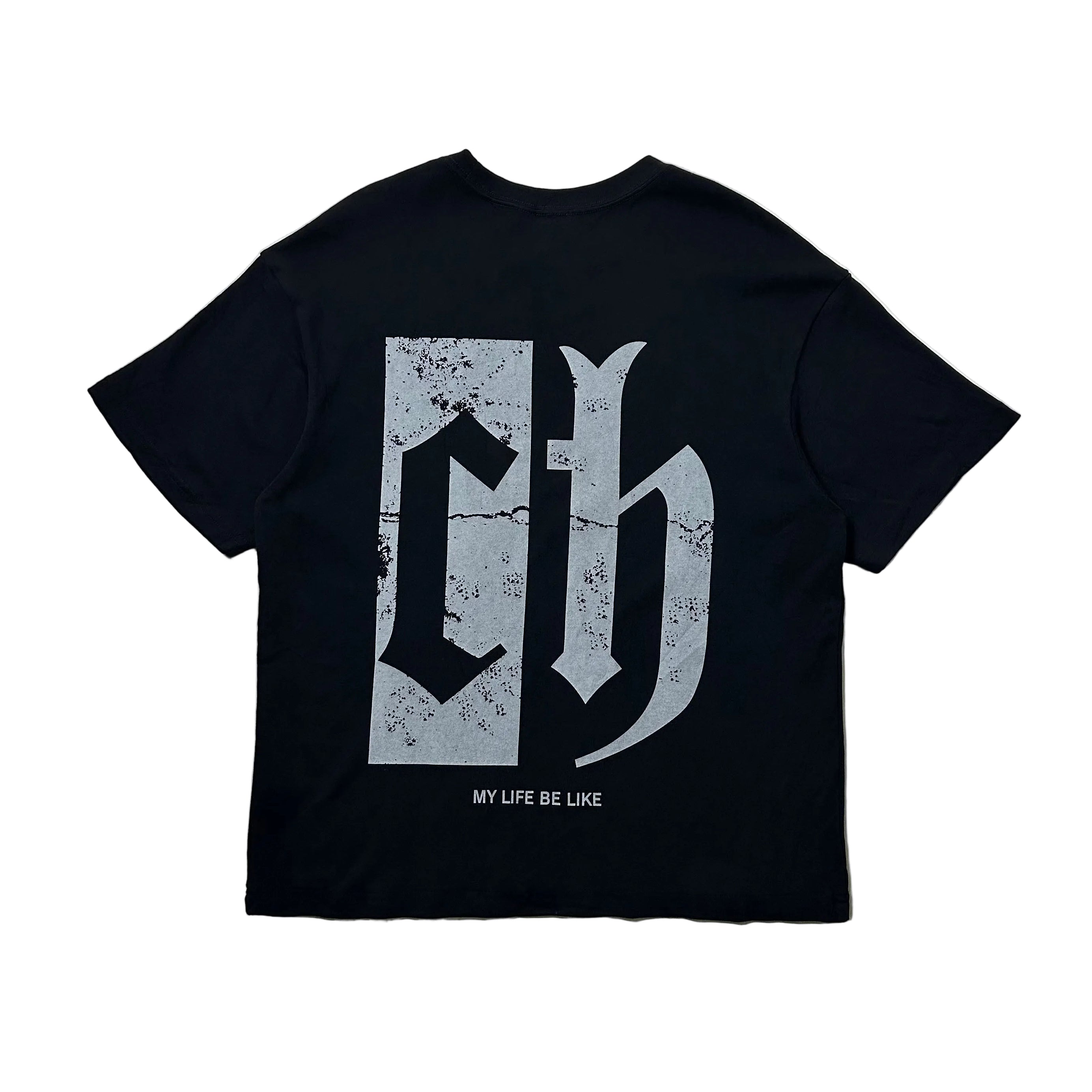 Chinism “My life be like” Graphic T-shirt in Black Size Medium (Fits Large)