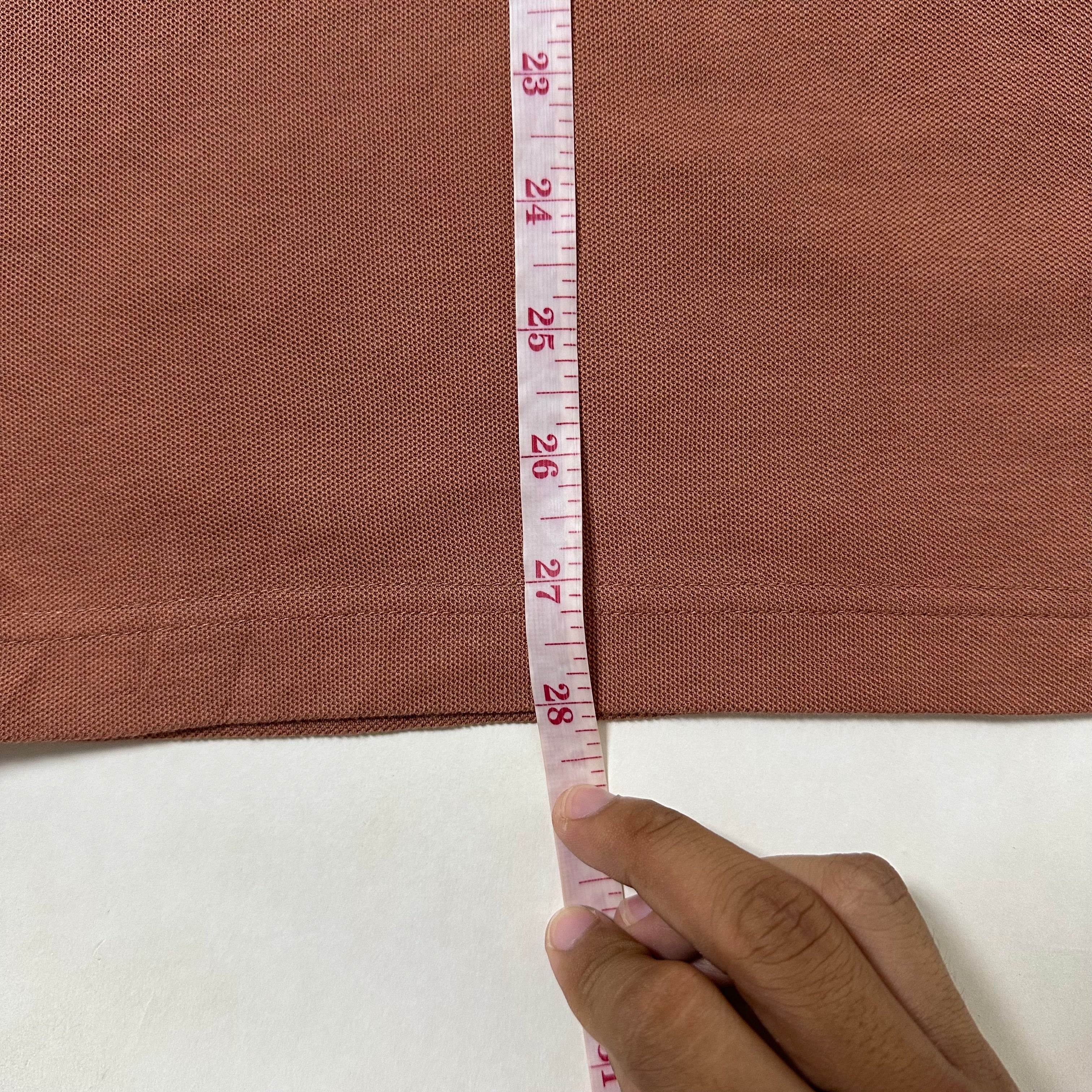 Tommy Hilfiger Regular Fit Polo Shirt Dark Russet Size Large