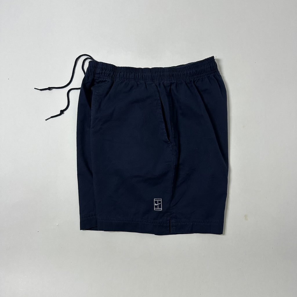 1990s Nike Court Navy Blue Tennis shorts often associated with Andre Agassi (Size Large 30-33) - SOLD