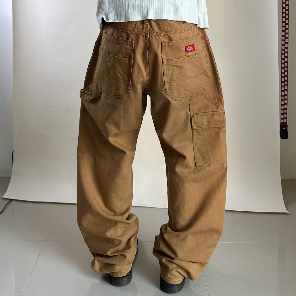 Dickies Double Knee Carpenter Pants Duck Brown Size 32