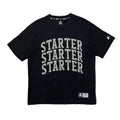 STARTER Multi-Logo T-shirt in Black Size Medium (Fits Large)