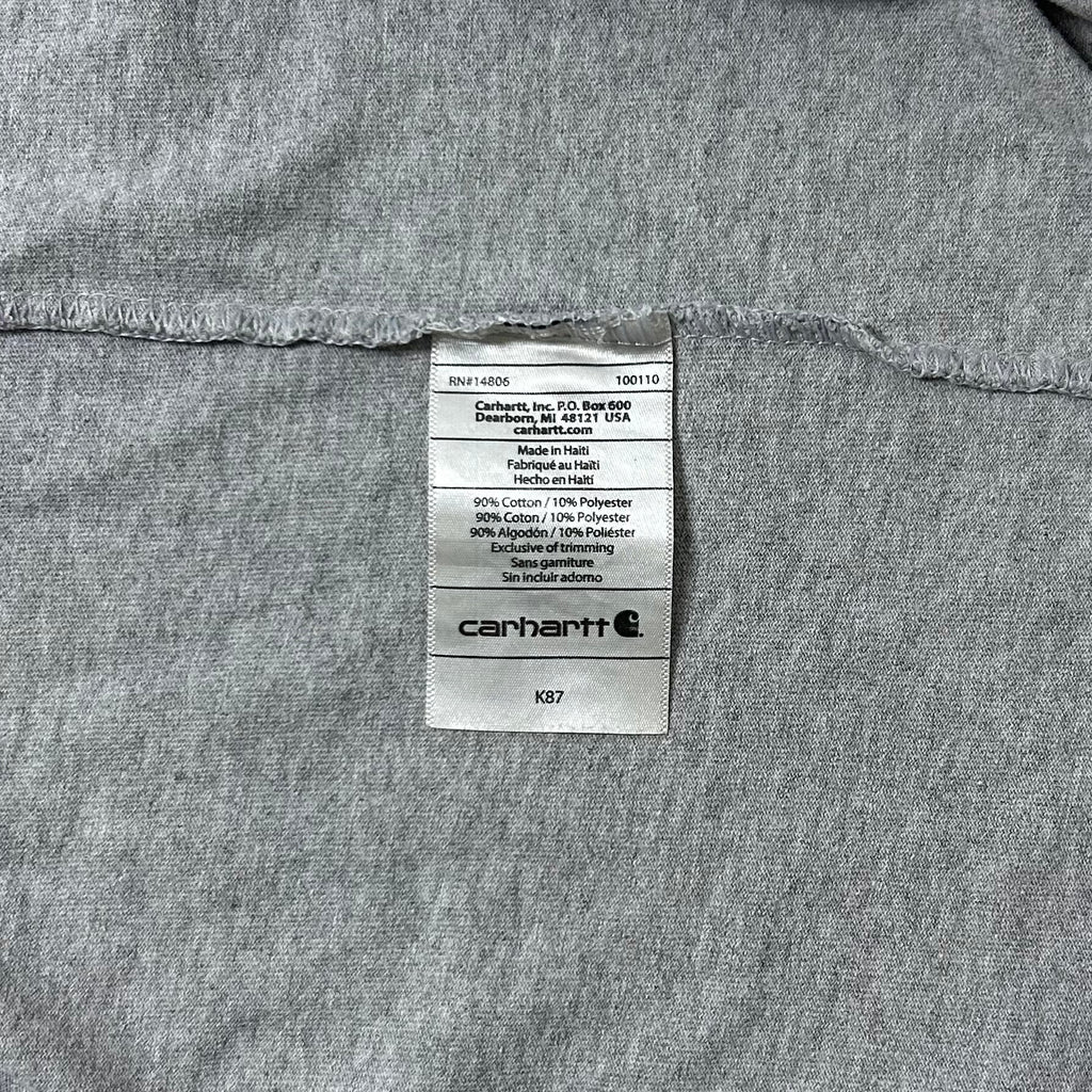 Carhartt K87 Pocket Tee in Heather Gray (Size Large)