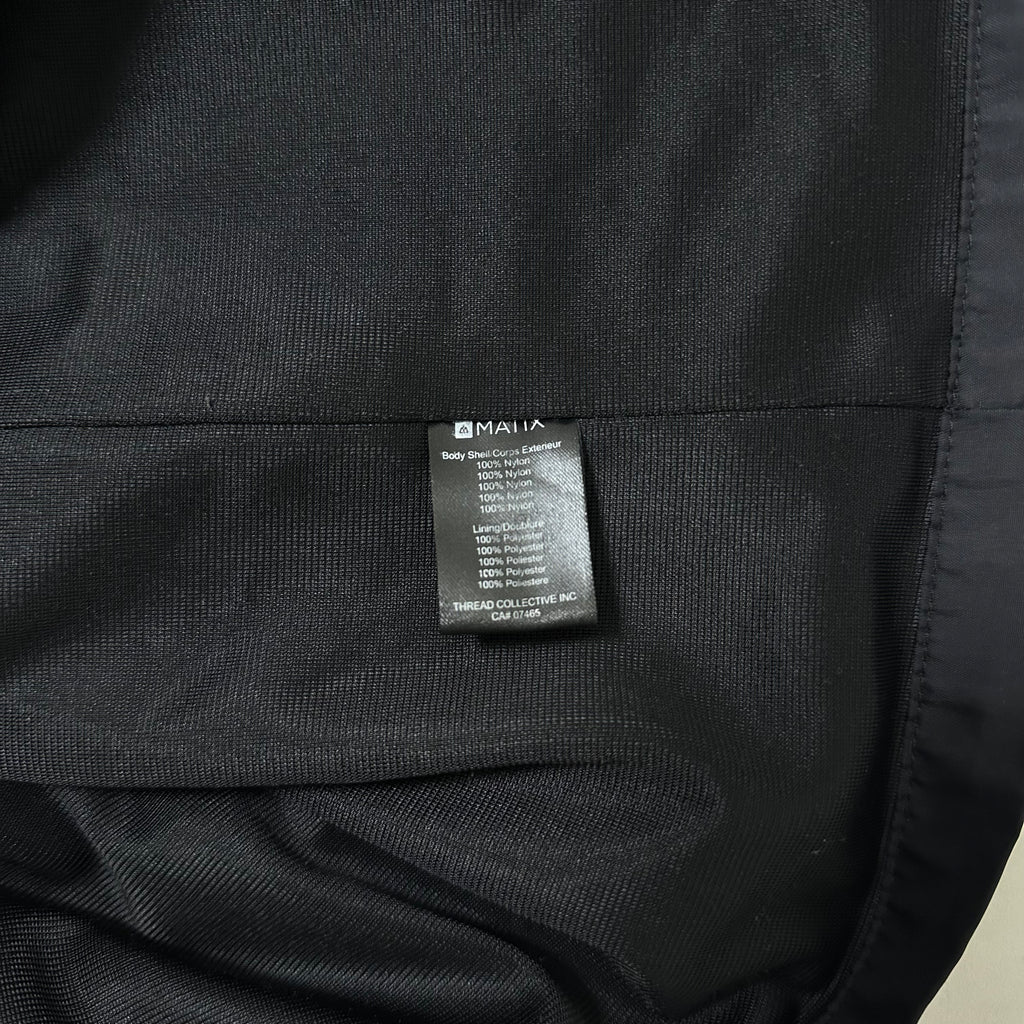 Matix Coach Jacket from the Compton Surf Club Collection Black Medium (Fits Large)