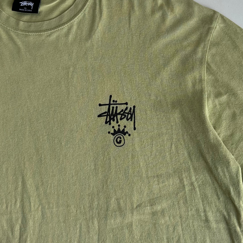 Stussy Regal Crown T-shirt Pale Green XL