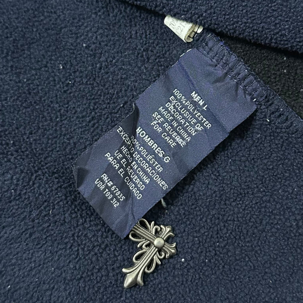 Nautica Quarter-Zip Fleece Jacket in Navy (Size Large)
