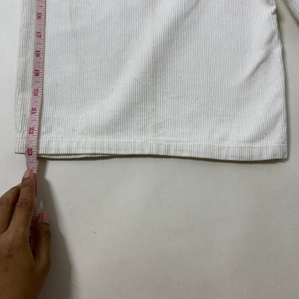 RRY White Corduroy Jorts (Size 32) - SOLD