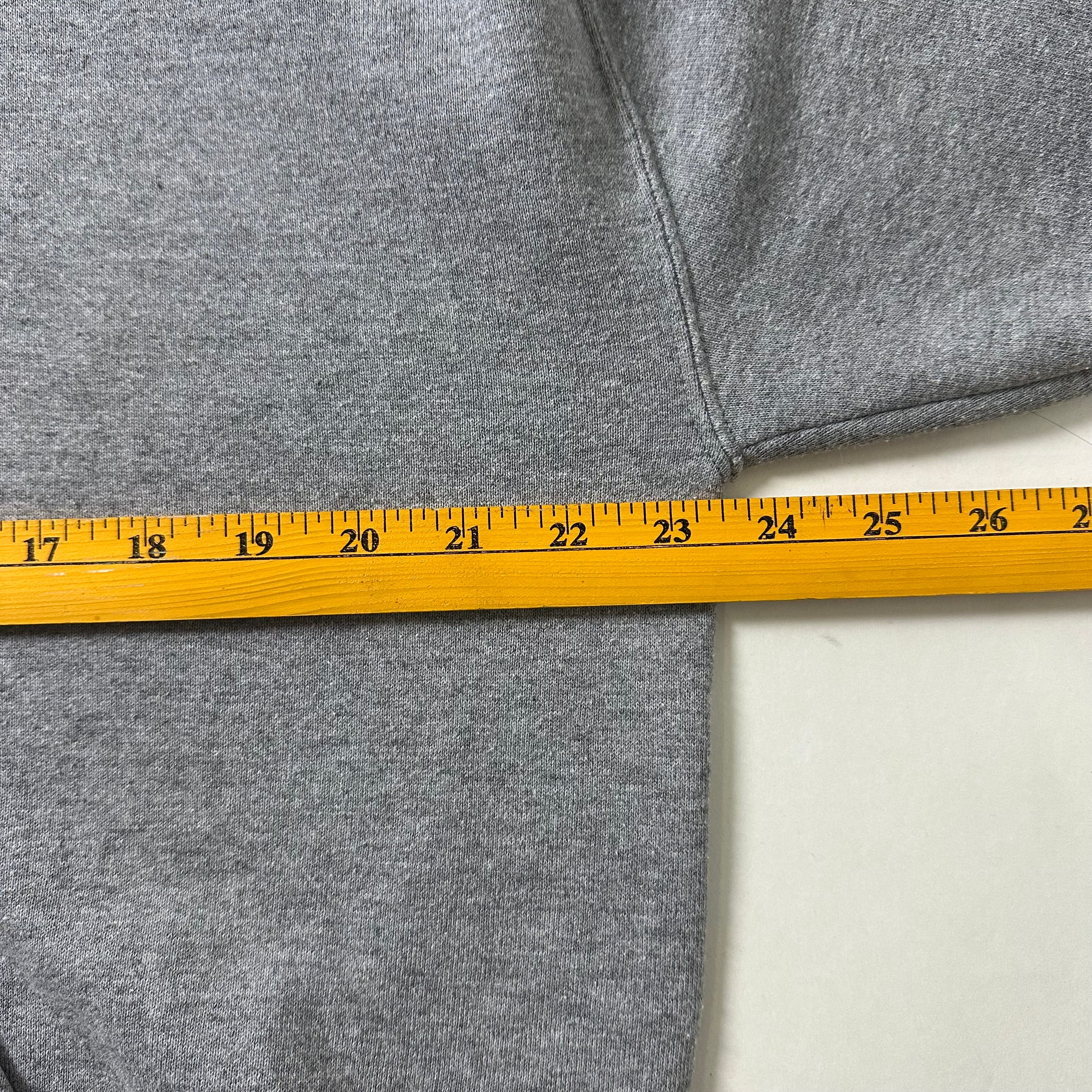Vintage 90’s Russell Athletic Full-zip Hoodie Jacket in Gray (Size Large)