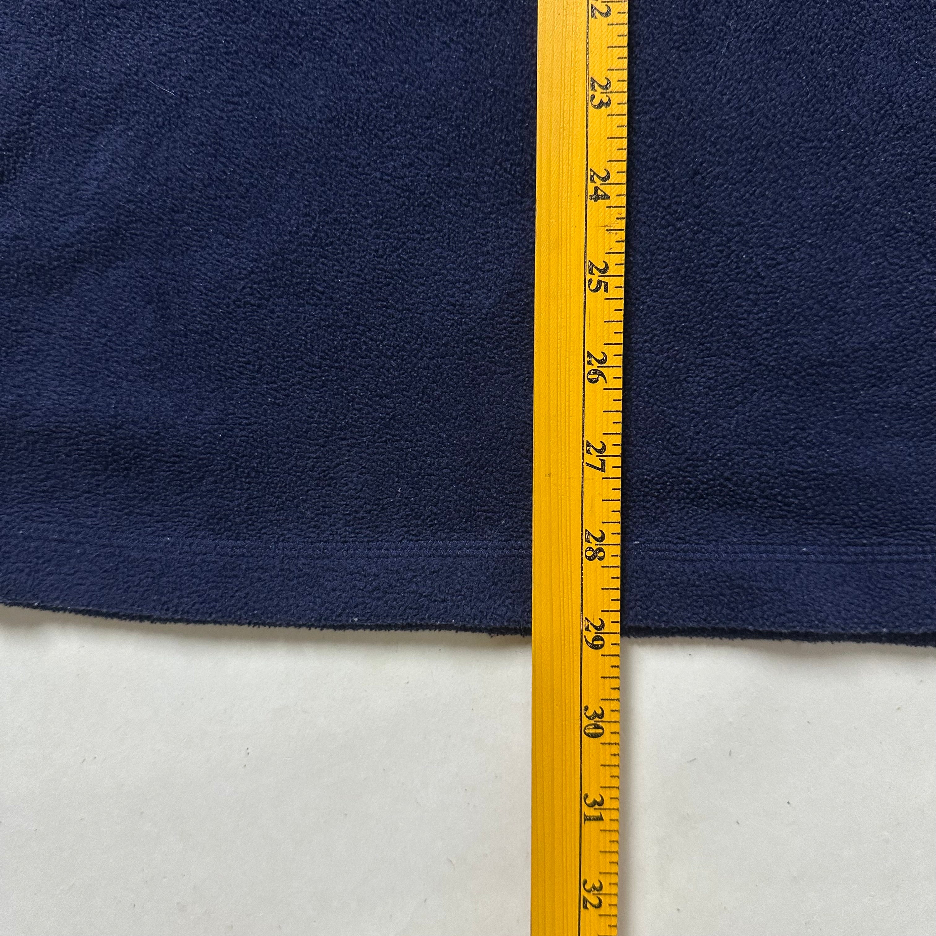 Vintage Tommy Hilfiger Fleece Sweatshirt in Navy Blue (Medium Oversized)