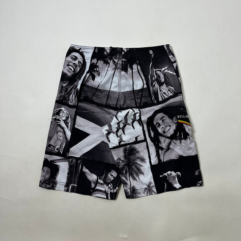 Billabong x BOB MARLEY Board Shorts All Over Print Size 32