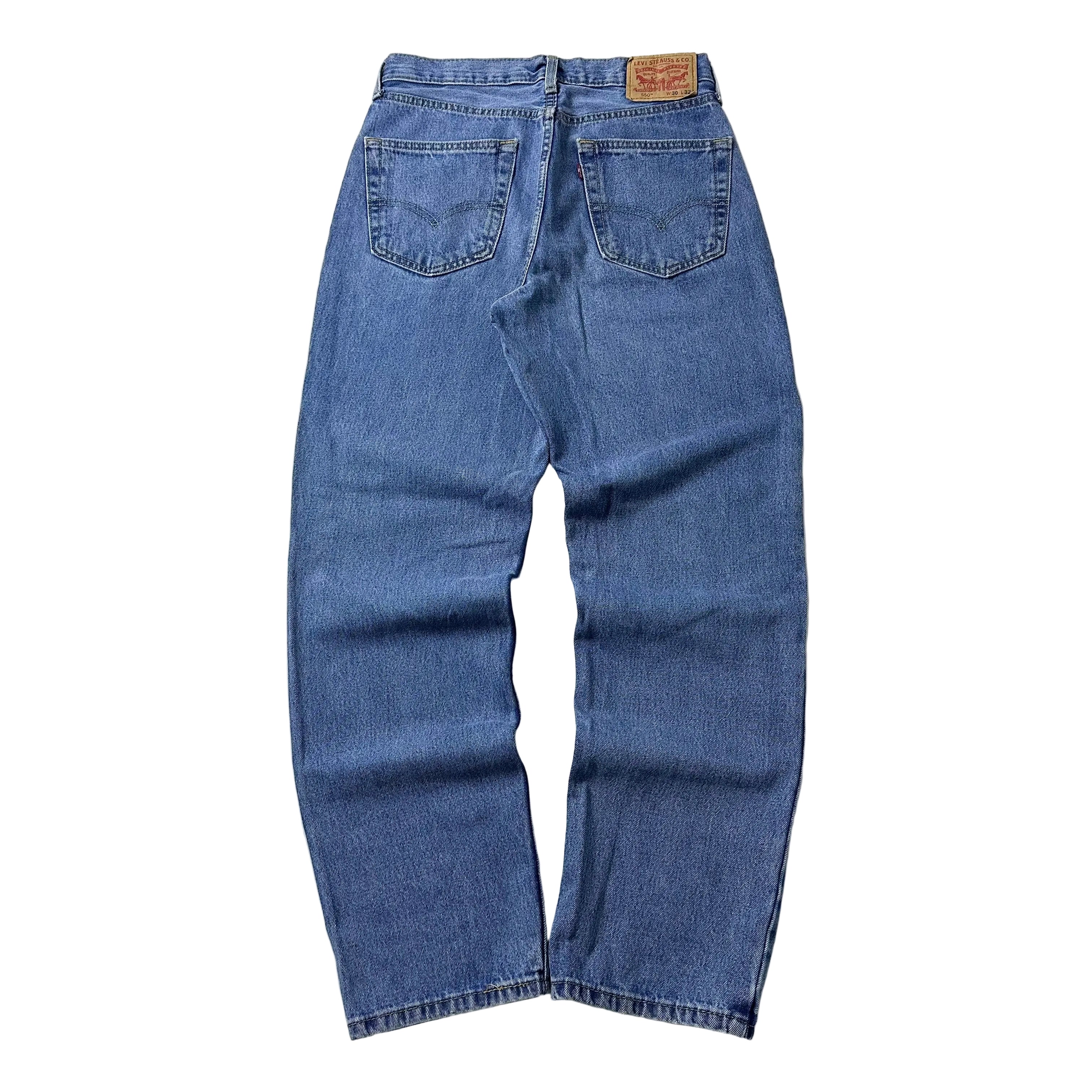Levi’s 550 Relaxed Fit Jeans in Medium Stonewash (Size 30)
