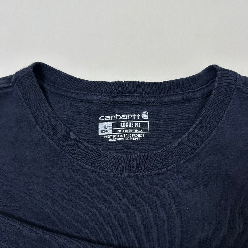 Carhartt K87 Pocket T-shirt in Navy Size Large Youth (Fits Medium Adult) - SOLD