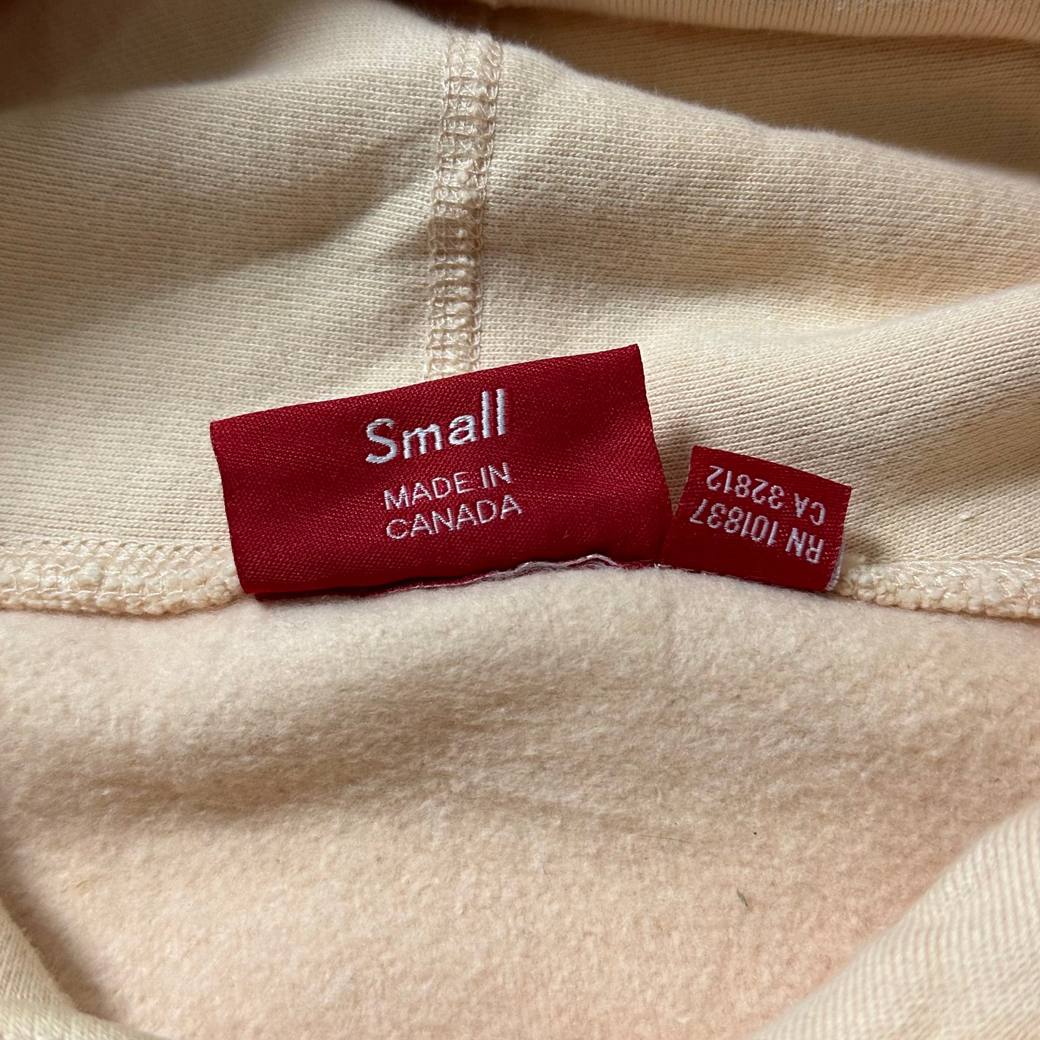 Supreme Box Logo Hoodie Jacket in Peach Size Small (Fits Medium) OFF only