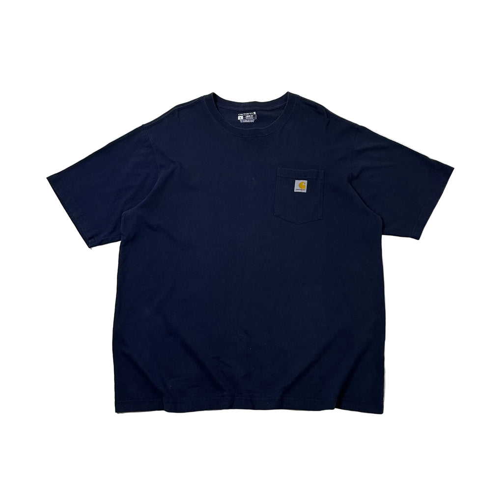 Carhartt K87 Pocket Tee in Navy Blue (Size XL)