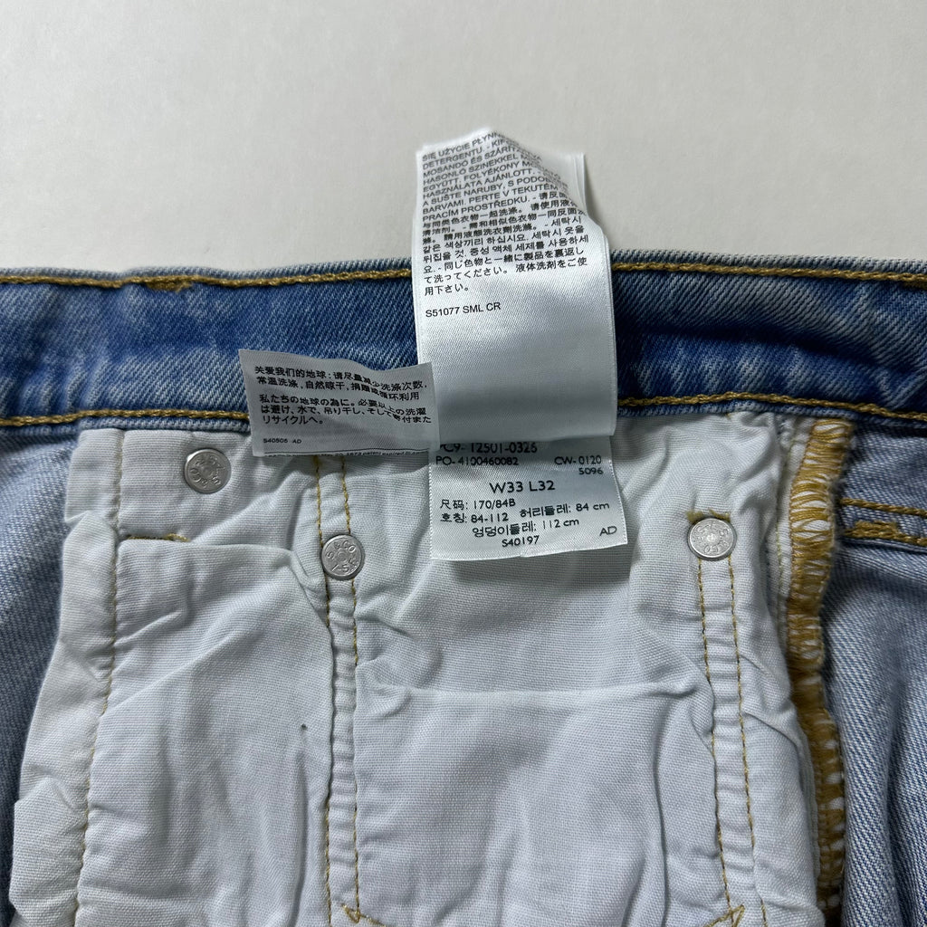 BRAND-NEW Levi’s 501 Women’s High Rise Straight Leg Jeans in Light Wash Blue (Size 33)