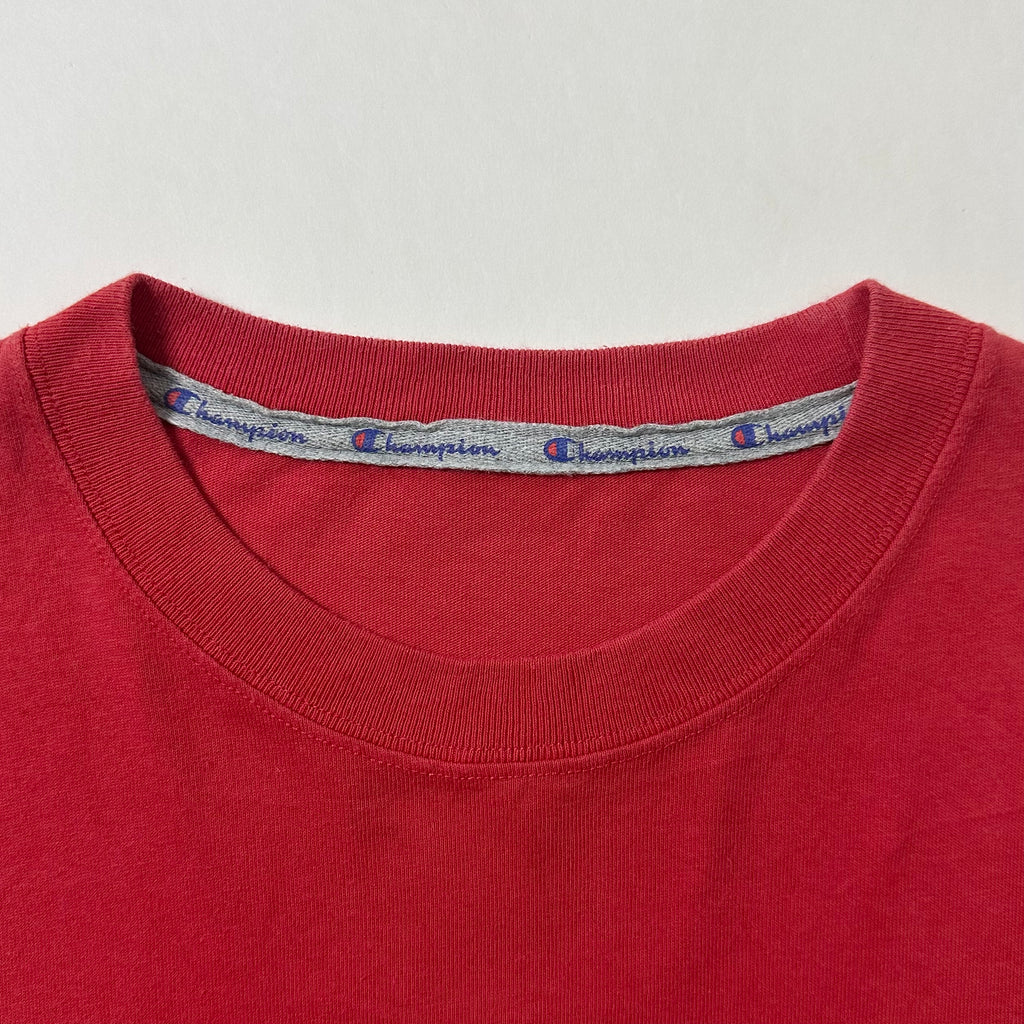 Champion Basic Logo T-shirt in Red Size Large (Fits XL)