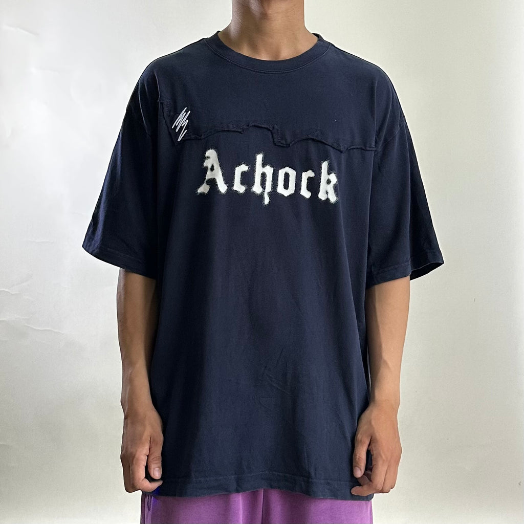 A Chock Oversized T-Shirt in Navy Blue (Size Large)