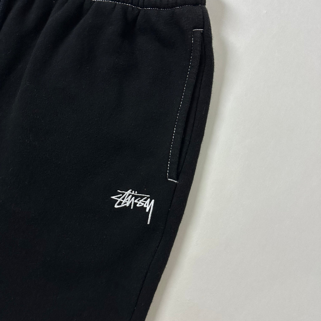 Stussy Sweat Shorts Embroidered Logo in Black (Size 30-38)