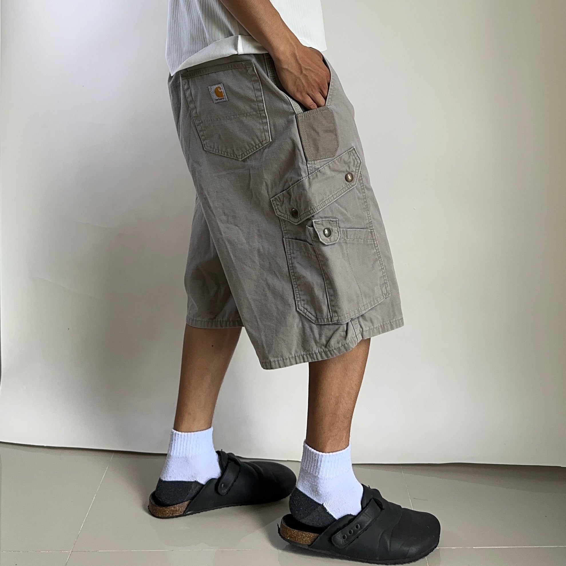 Carhartt Ripstop Dessert Cargo Work Shorts Size 42