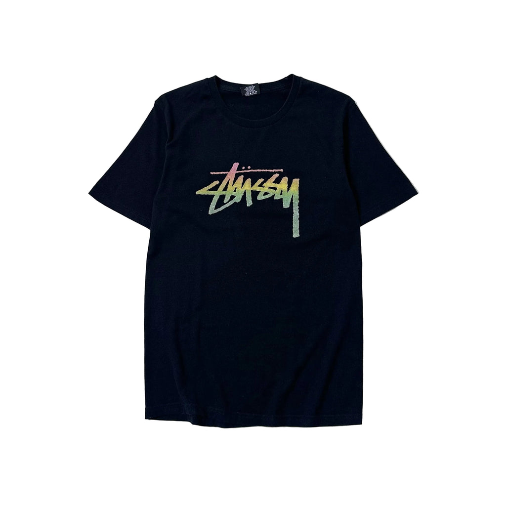 Stussy Stock Fade T-shirt in Black (Size Small)