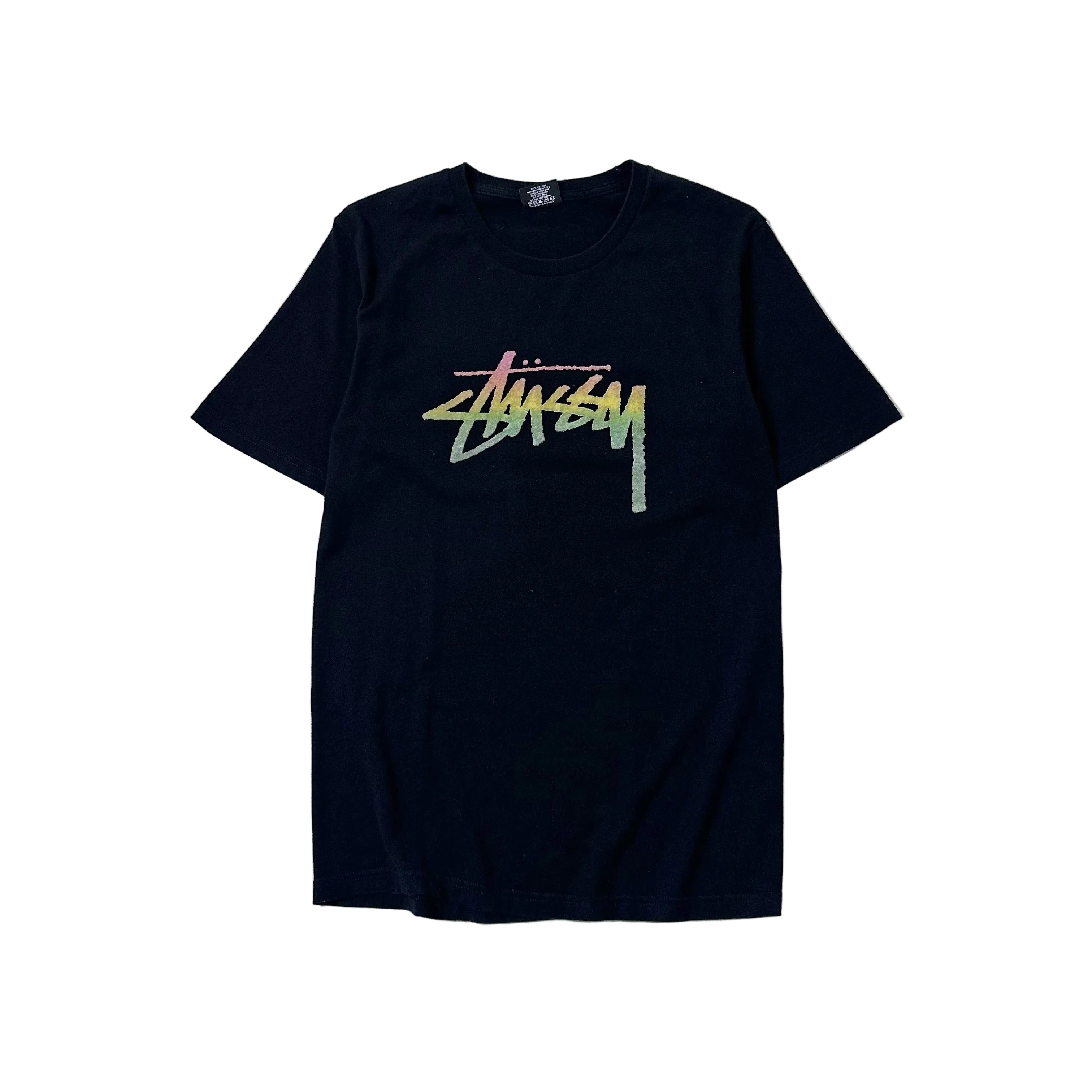 Stussy Stock Fade T-shirt in Black (Size Small)