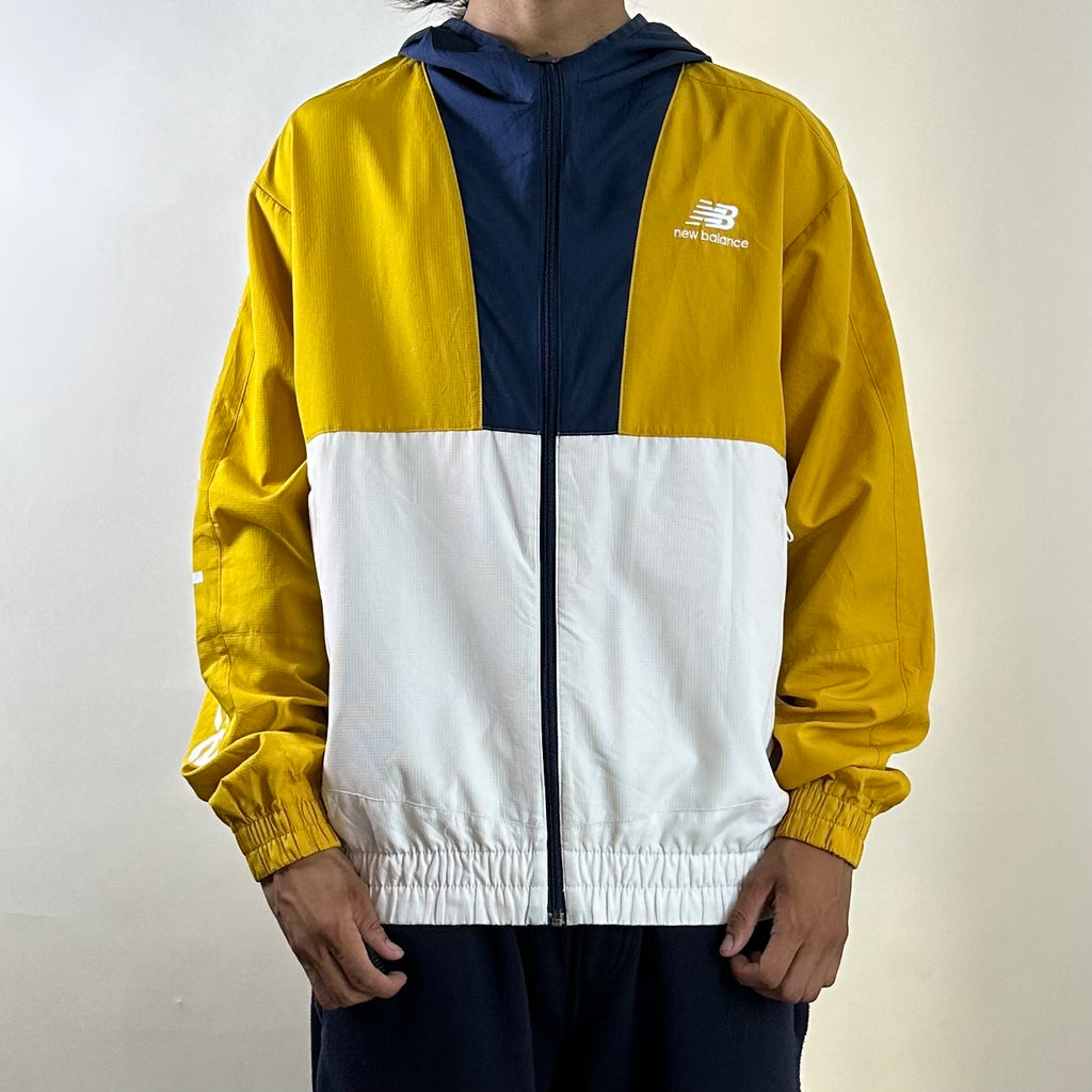 New Balance NB Athletics Full Zip Windbreaker Multicolor Size Medium (Fits Large)