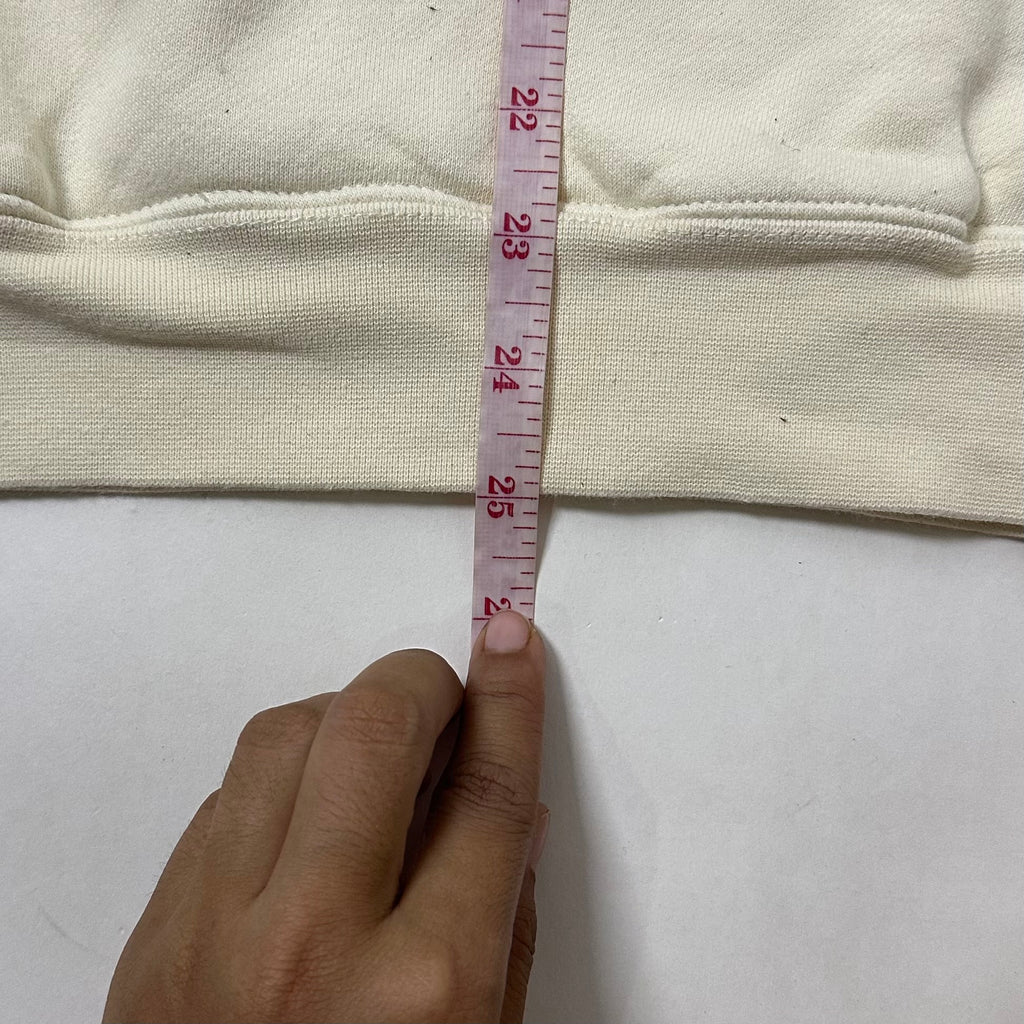 Essentials Pullover Hoodie Jacket Cream Size Small (Fits Large) OFF only