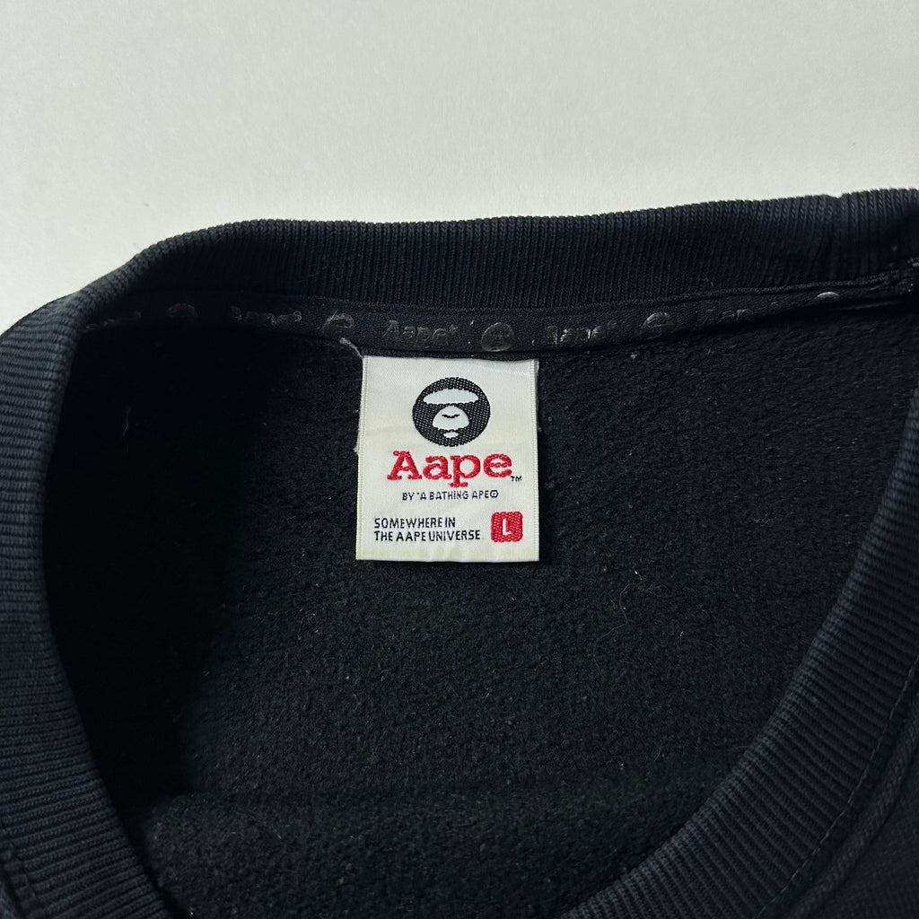 AAPE by A Bathing Ape x Dragon Ball Crewneck Sweatshirt in Black (Size Large)