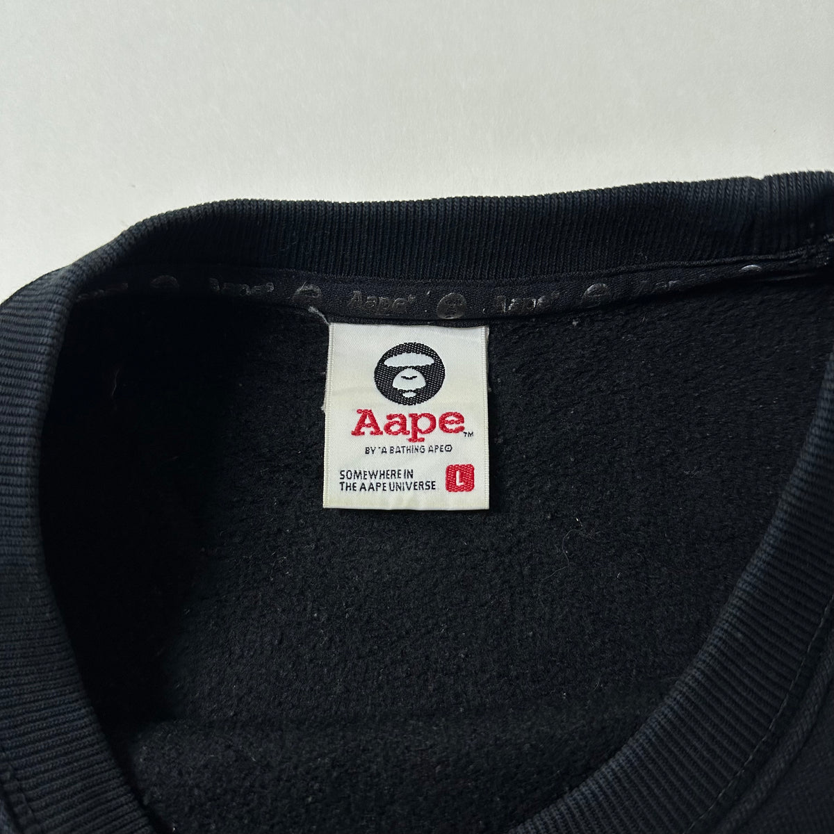 AAPE by A Bathing Ape x Dragon Ball Crewneck Sweatshirt in Black (Size Large)