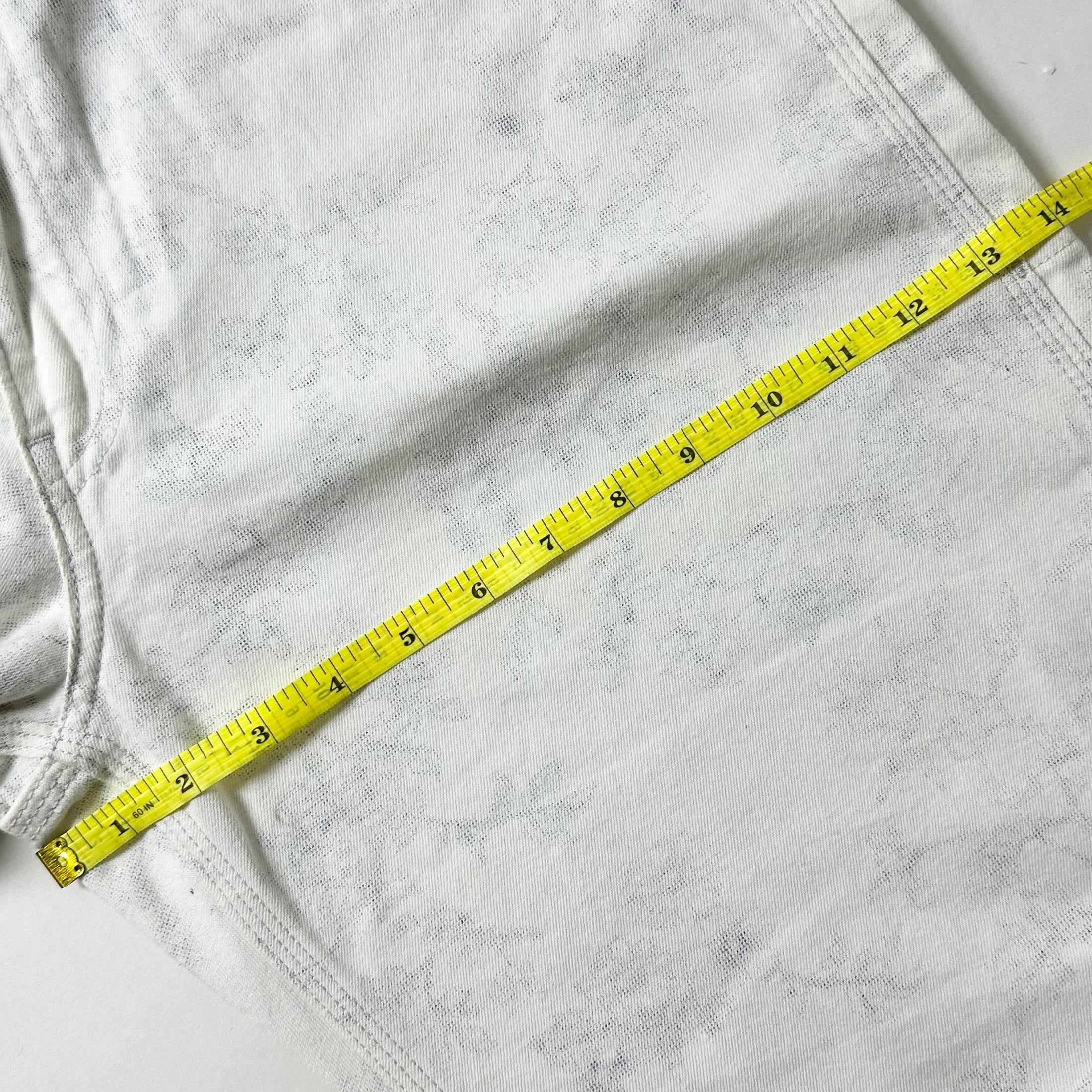 BRAND-NEW Levi’s WellThread Stay Loose Carpenter Pants Big “E” in White abstract indigo wash (Size 34)