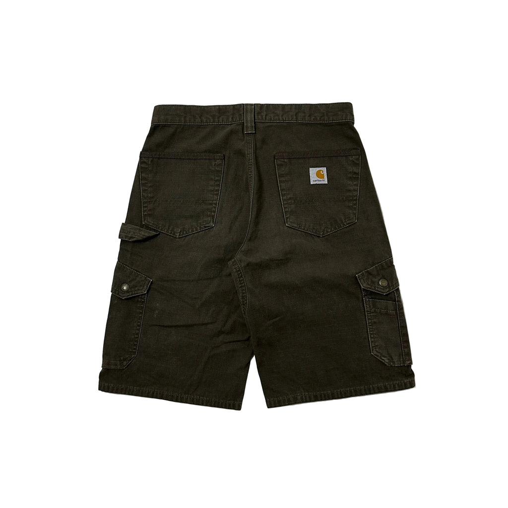 Carhartt Ripstop Cargo Shorts Dark Coffee Size 30